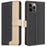 BINFEN COLOR BF33 For iPhone 15 Pro Max Leather Case RFID Blocking Wallet - Black - 1