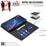 BINFEN COLOR BF33 For iPhone 15 Case Splicing Color Phone Cover RFID Blocking - Black - 3