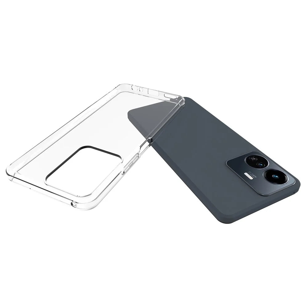 10Pcs / Pack For vivo Y77 5G Inner Watermark-Free HD Transparent Mobile Cover Anti-scratch Shockproof TPU Phone Case - 2