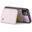 JEEHOOD J05 For iPhone 11 Pro Max Case Leather Mobile Cover with Detachable Magnetic Card Bag - Pink - 3