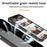 For iPhone 16 Pro Case Ring Kickstand PC+TPU Phone Cover with Camshield - Black - 4