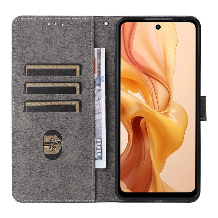 For Ulefone Note 18 Ultra Leather Case RFID Blocking Wallet Phone Cover with Strap - Black - 2