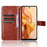 For Ulefone Note 18 Ultra Leather Phone Case Wallet Crazy Horse Texture - Brown - 2