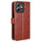 For Ulefone Note 18 Ultra Leather Phone Case Wallet Crazy Horse Texture - Brown - 6