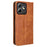 For Ulefone Note 18 Ultra Case Retro PU Leather Wallet Phone Cover Stand - Brown - 7
