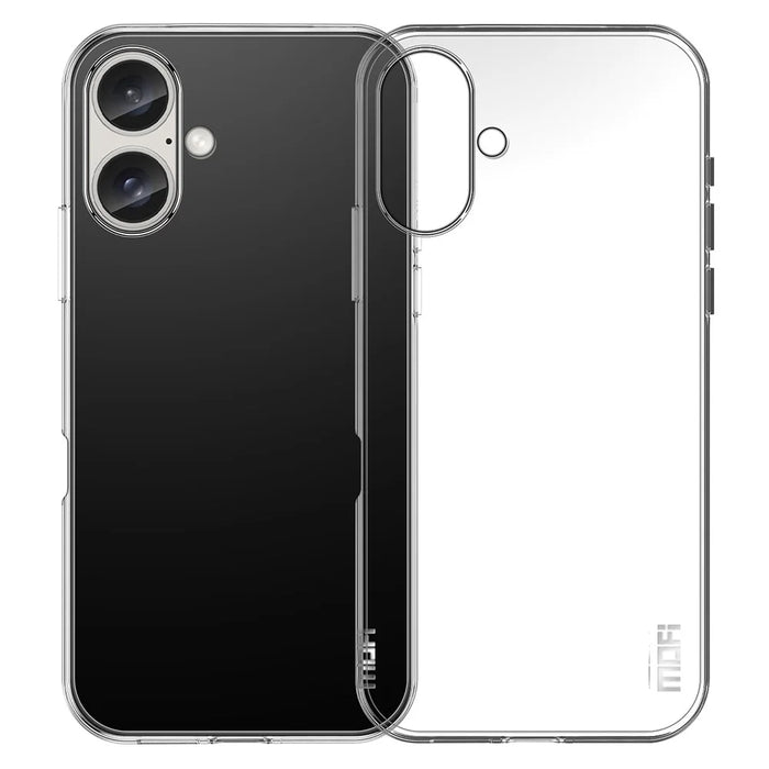 MOFI For iPhone 16 Case Soft TPU Slim Phone Cover HD Transparent - 1