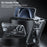 For iPhone 13 Pro Magnetic Case Shockproof Hard PC Phone Cover Rotatable Ring Holder Kickstand - Transparent Black  /  Grey Rope - 2