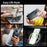 For iPhone 13 Pro Magnetic Case Shockproof Hard PC Phone Cover Rotatable Ring Holder Kickstand - Transparent Black  /  Grey Rope - 6