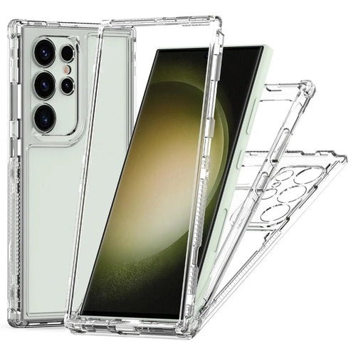 For Samsung Galaxy S23 Ultra Case Acrylic+TPU Shockproof Clear Phone Cover - 1