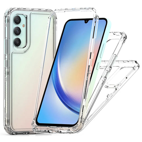 For Samsung Galaxy A34 5G Case Acrylic+TPU Anti-scratch Phone Cover - 1