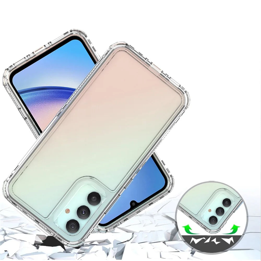 For Samsung Galaxy A34 5G Case Acrylic+TPU Anti-scratch Phone Cover - 4