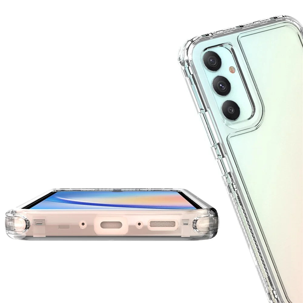 For Samsung Galaxy A34 5G Case Acrylic+TPU Anti-scratch Phone Cover - 5
