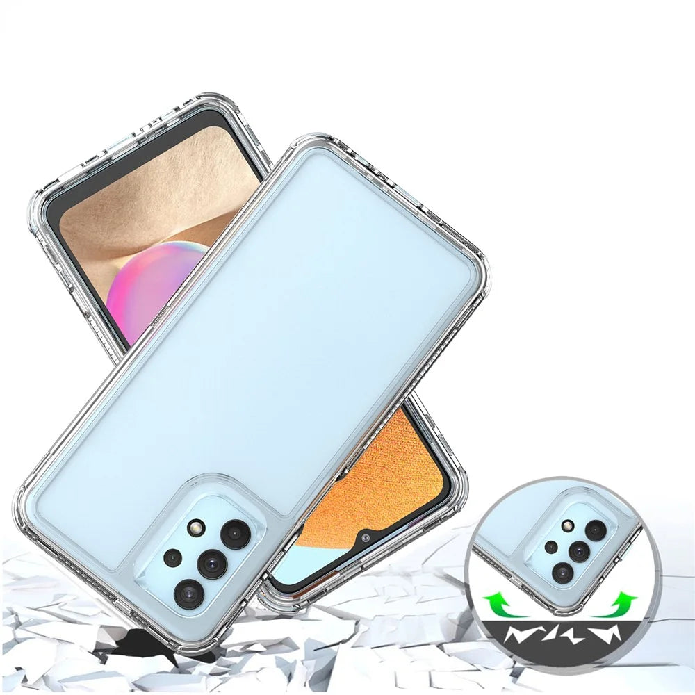 For Samsung Galaxy A04 4G / A04s 4G / A13 4G / A13 5G / M32 5G / A32 5G Case Acrylic+TPU Phone Cover - 4