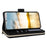 R20 For Samsung Galaxy S23 FE Case Leather Zipper Phone Cover with 9 Card Slots - Black - 4