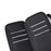 R20 For Samsung Galaxy S23 FE Case Leather Zipper Phone Cover with 9 Card Slots - Black - 6