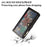 ESEBLE Galaxy Series For iPhone 16 Plus Case RFID Blocking Zipper Wallet Leather Phone Cover - Black - 7