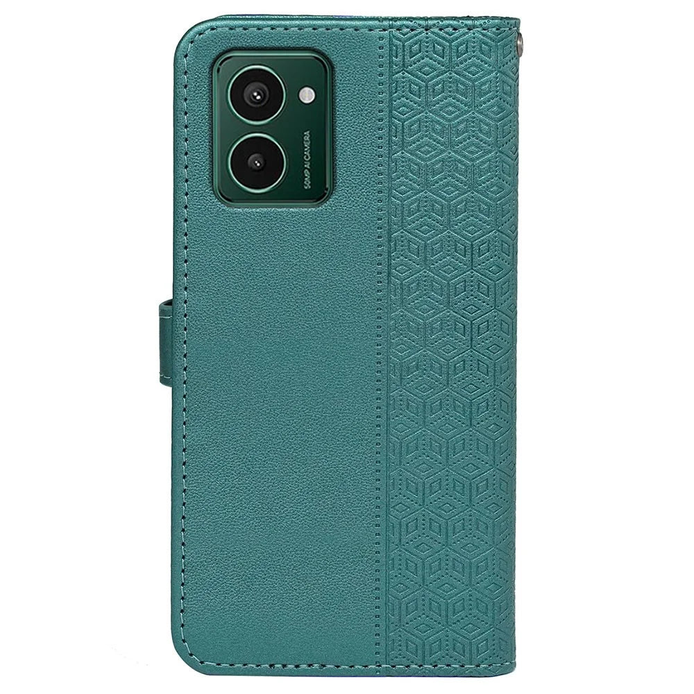For HMD Pulse Pro Shockproof Case Leather Wallet Phone Cover - Green - 6