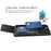 For iPhone 16 Pro Phone Cover PC+TPU Dual Layer Back Case with Card Holder - Black - 5