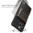 For iPhone 16 Pro Phone Cover PC+TPU Dual Layer Back Case with Card Holder - Black - 7