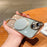 For iPhone 15 Case Compatible with MagSafe Gradient Love Heart Electroplating TPU Phone Cover - Gold - 4