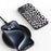 ABEEL For iPhone 16 Plus Case Leopard Print Leather+TPU Phone Cover - Silver - 4