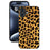 ABEEL For iPhone 16 Case PU Leather Coated TPU Leopard Phone Cover - Gold - 2