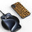 ABEEL For iPhone 16 Case PU Leather Coated TPU Leopard Phone Cover - Gold - 4