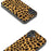 ABEEL For iPhone 16 Case PU Leather Coated TPU Leopard Phone Cover - Gold - 5