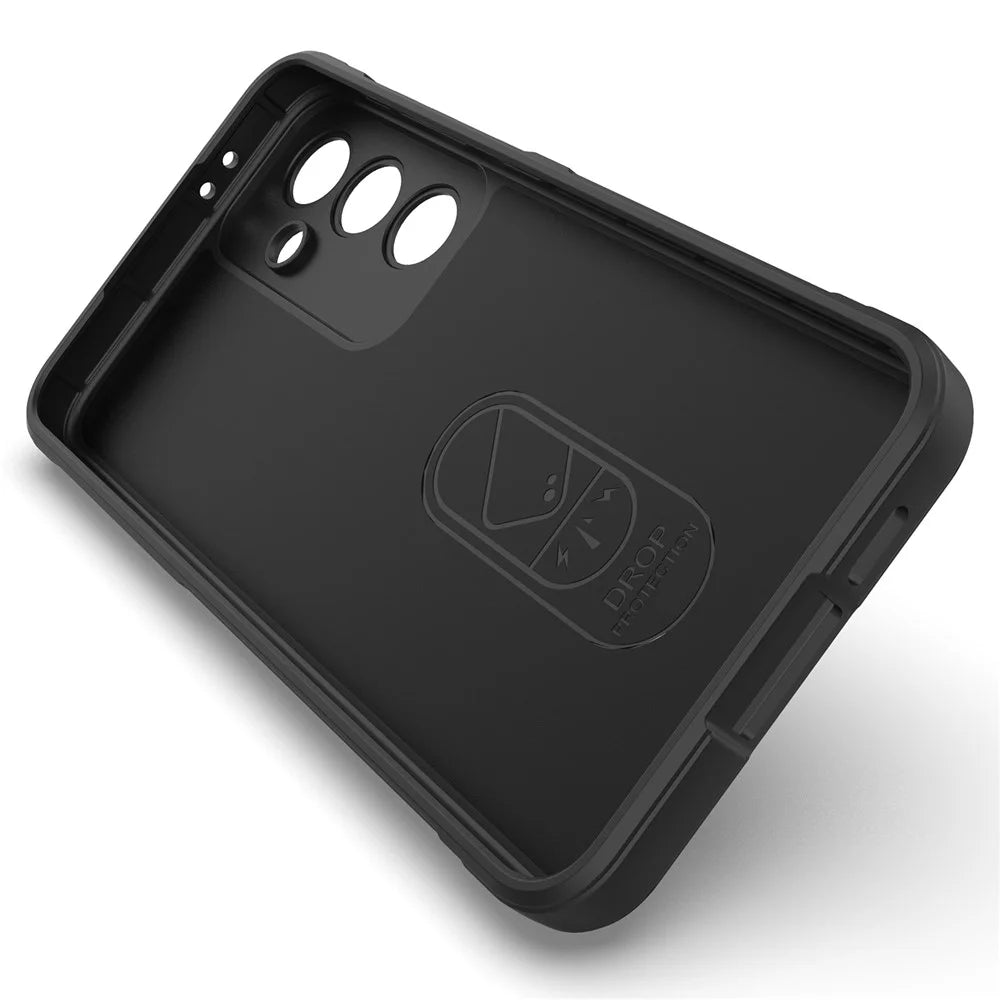 For Samsung Galaxy S24 FE Case Soft TPU Drop Resistant Phone Cover - Black - 3