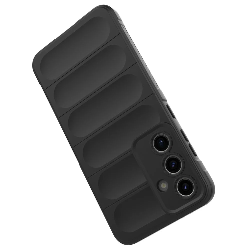 For Samsung Galaxy S24 FE Case Soft TPU Drop Resistant Phone Cover - Black - 4