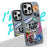 YOUNGKIT I'm Here Paris Series For iPhone 15 Pro Magnetic Case IMD Pattern PC+TPU Phone Cover - 2
