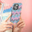 YOUNGKIT Dazzling Series For iPhone 14 Pro Magnetic Case Cute Pattern Anti-Fall PC Hard Phone Cover - Wave - 2
