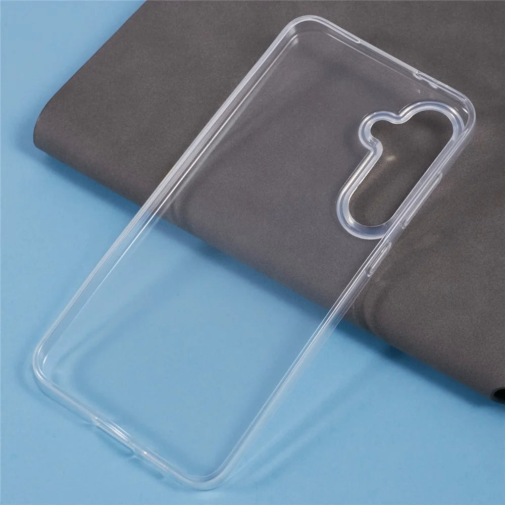 For Samsung Galaxy S24 FE Clear Case Large Lens Cutout Ultra Thin TPU Back Phone Cover - 3