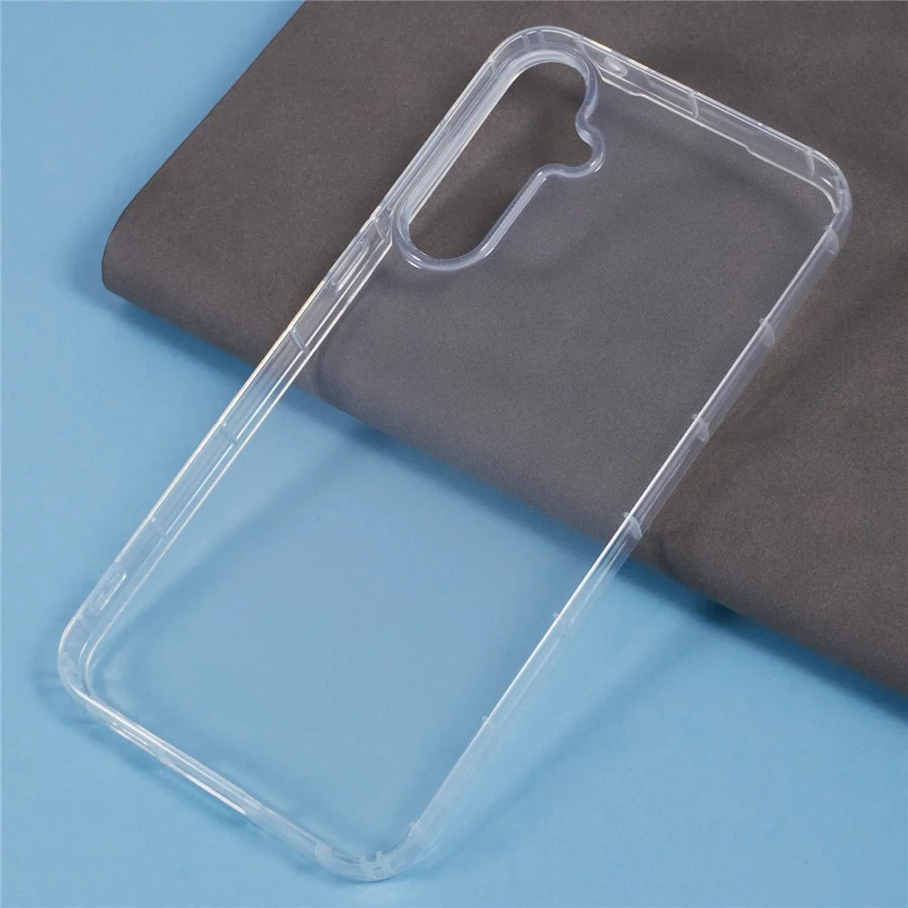 For Samsung Galaxy A55 5G Clear Case Anti-Drop TPU Phone Cover (Big Rear Lens Hole) - 4