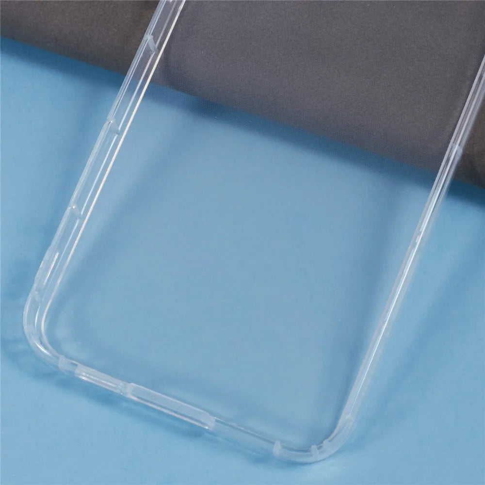 For Samsung Galaxy A55 5G Clear Case Anti-Drop TPU Phone Cover (Big Rear Lens Hole) - 5