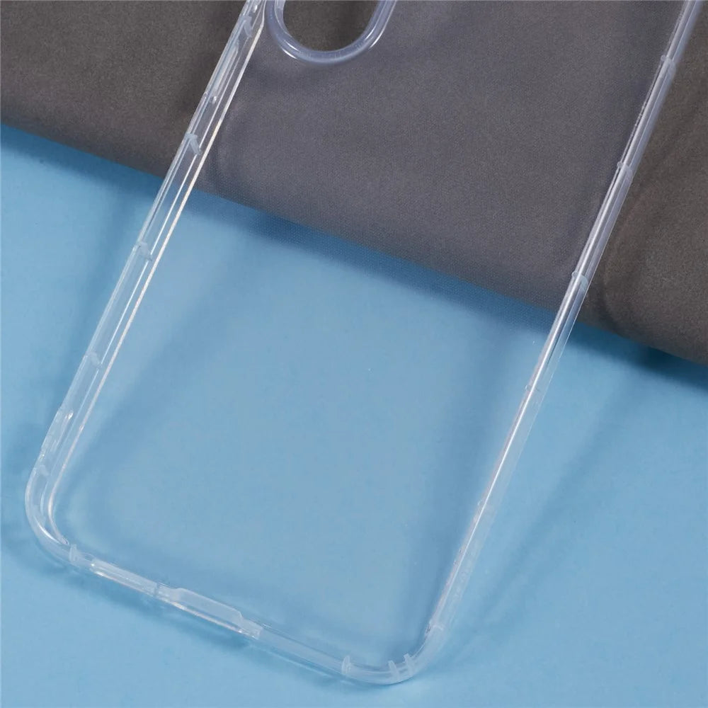 For Samsung Galaxy S24 FE Clear Case Anti-Drop TPU Phone Cover (Big Rear Lens Hole) - 5