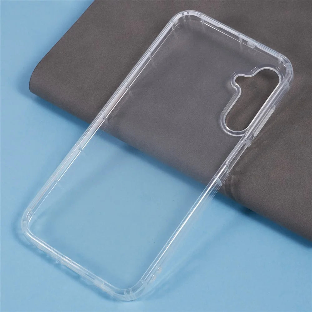 For Samsung Galaxy A15 4G  /  5G Clear Case Anti-Drop TPU Phone Cover (Big Rear Lens Hole) - 3