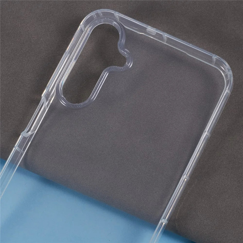 For Samsung Galaxy A15 4G  /  5G Clear Case Anti-Drop TPU Phone Cover (Big Rear Lens Hole) - 5
