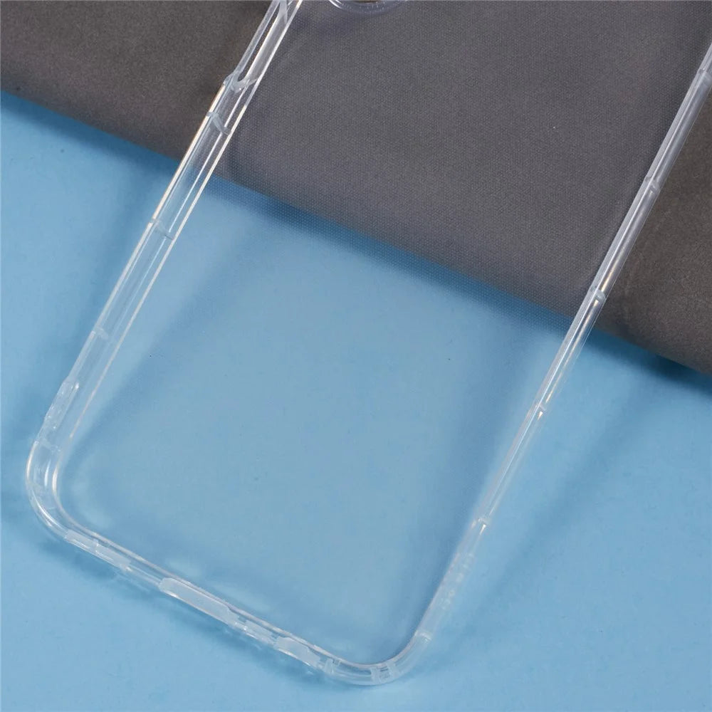 For Samsung Galaxy A15 4G  /  5G Clear Case Anti-Drop TPU Phone Cover (Big Rear Lens Hole) - 6