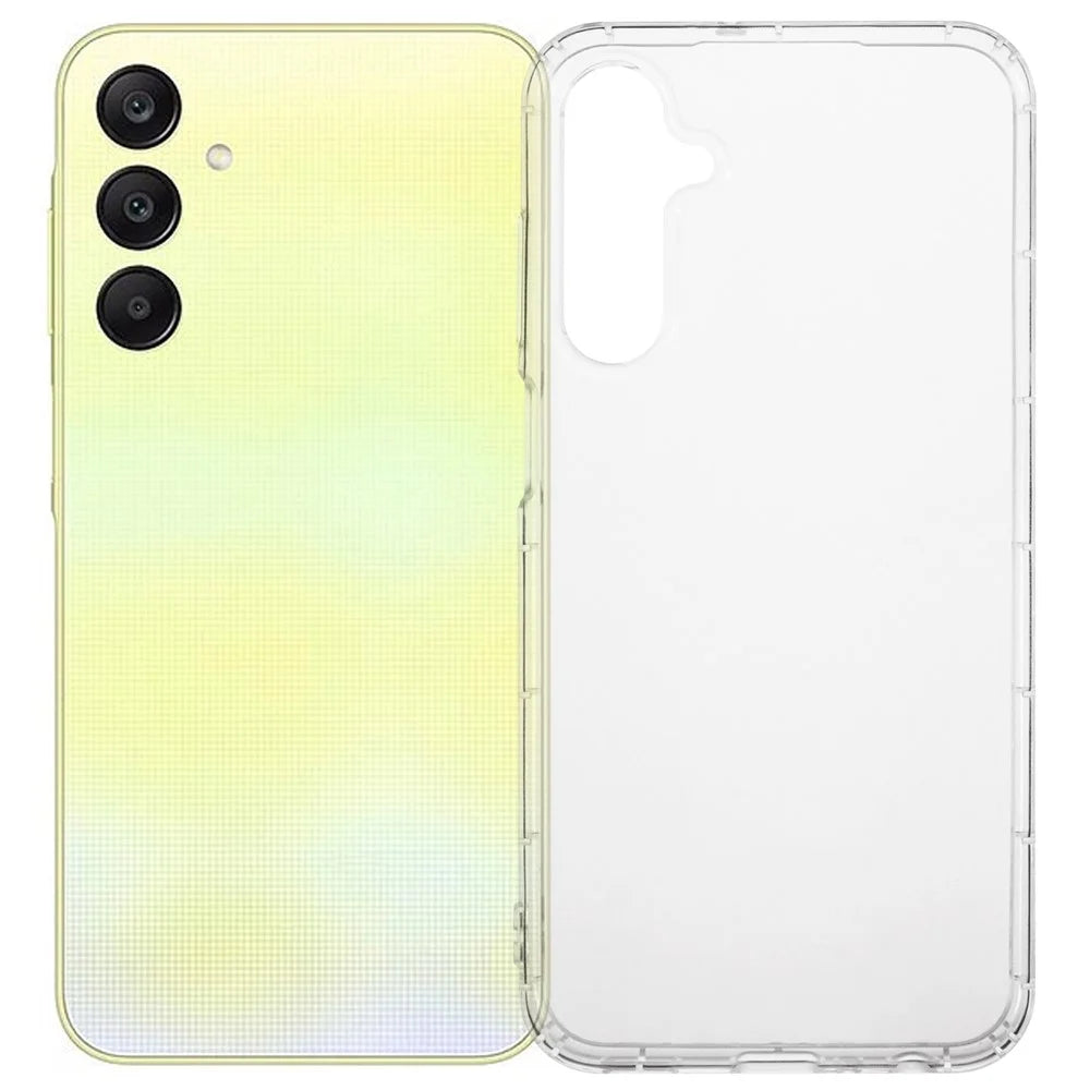 For Samsung Galaxy A25 5G (Global) (161.0 x 76.5 x 8.3mm) Clear Case Anti-Drop TPU Phone Cover (Big Rear Lens Hole) - 1