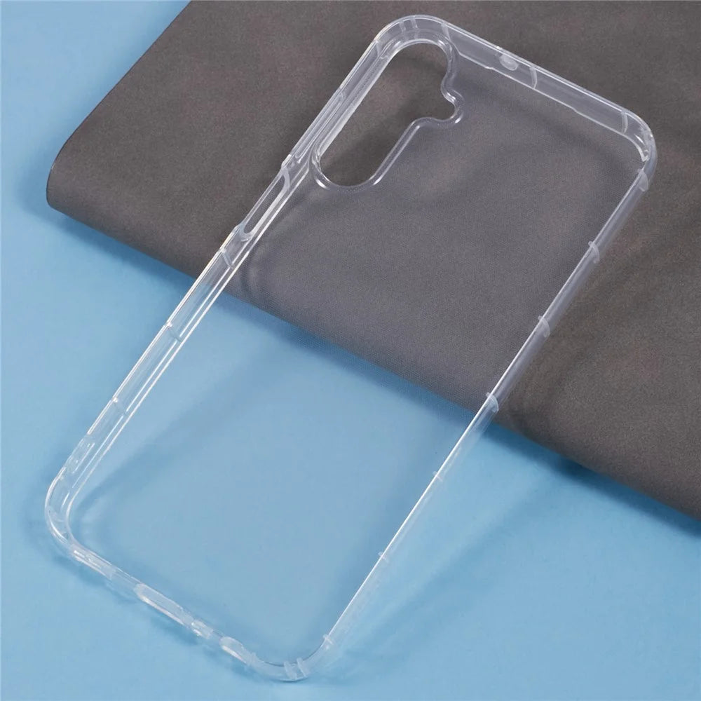 For Samsung Galaxy A25 5G (Global) (161.0 x 76.5 x 8.3mm) Clear Case Anti-Drop TPU Phone Cover (Big Rear Lens Hole) - 4