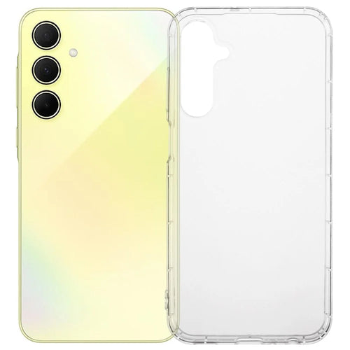 For Samsung Galaxy A35 5G Clear Case Anti-Drop TPU Phone Cover (Big Rear Lens Hole) - 1