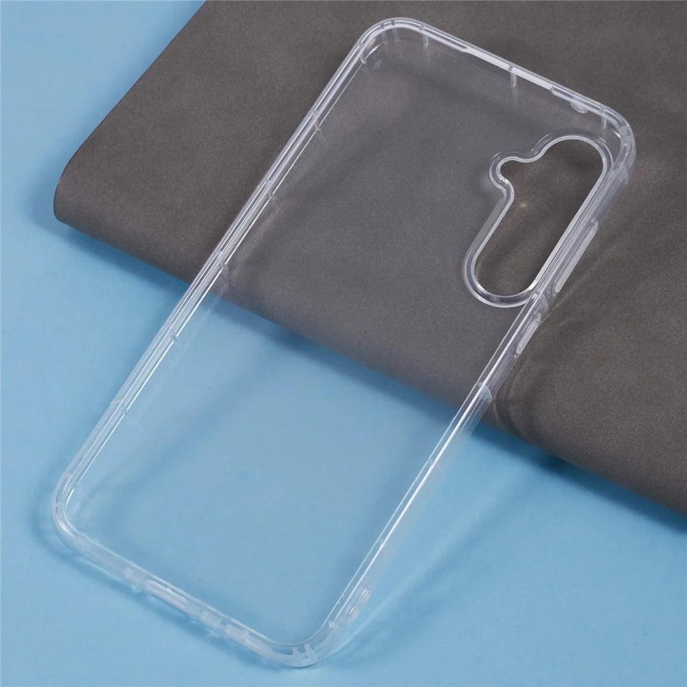 For Samsung Galaxy A35 5G Clear Case Anti-Drop TPU Phone Cover (Big Rear Lens Hole) - 3