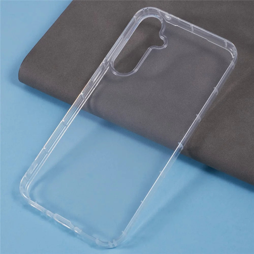 For Samsung Galaxy A35 5G Clear Case Anti-Drop TPU Phone Cover (Big Rear Lens Hole) - 4