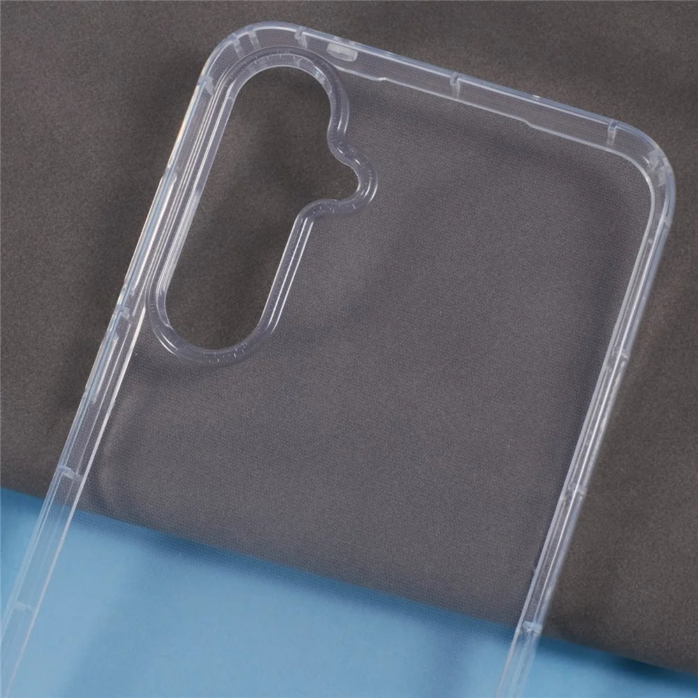 For Samsung Galaxy A35 5G Clear Case Anti-Drop TPU Phone Cover (Big Rear Lens Hole) - 5