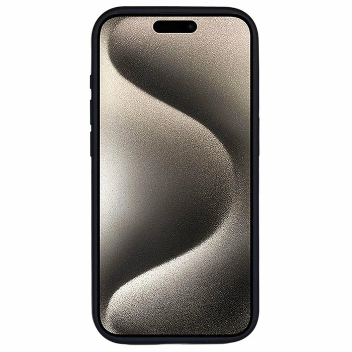 For iPhone 15 Pro Case Hidden Magnetic Kickstand TPU+PC Phone Cover Carbon Fiber Texture - 2