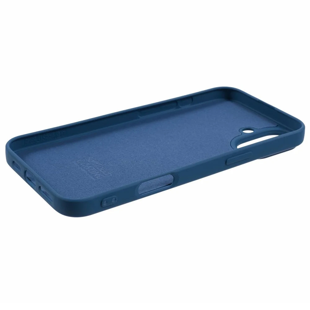X-LEVEL For iPhone 16 Plus Case Smooth Soft TPU Phone Case Liquid Silicone Texture - Blue - 4