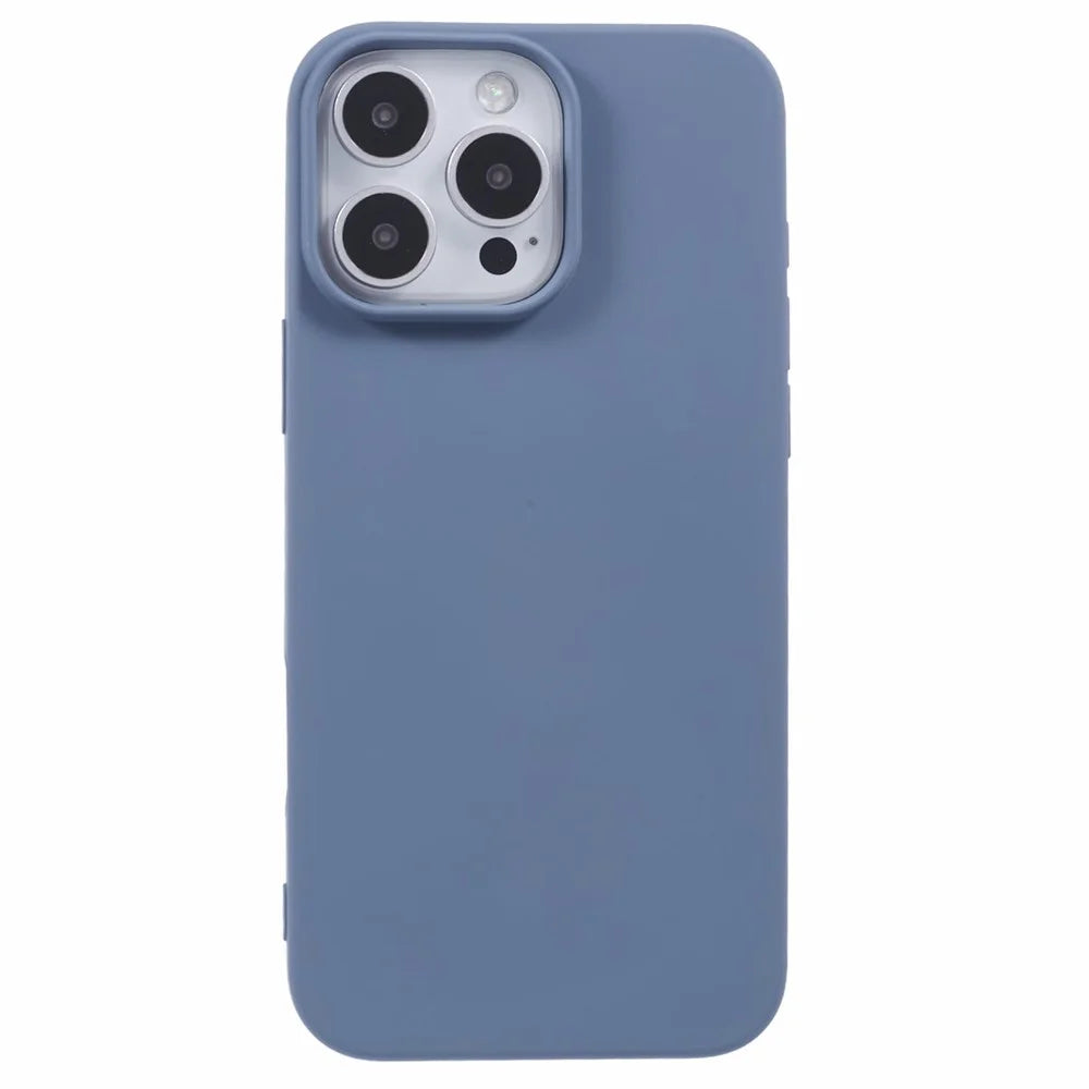 X-LEVEL For iPhone 16 Pro Max Case Soft TPU Anti-Scratch Fiber Lining Phone Cover - Grey - 3
