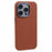 X-LEVEL For iPhone 15 Pro Case Slim PU Leather Hard PC Shell Phone Cover - Brown - 1