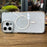 For iPhone 16 Pro Case Compatible with MagSafe PC+TPU Shockproof Phone Cover - White - 2